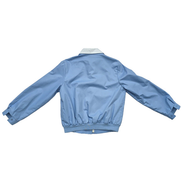 VTG Carriage Court Womens Light Blue Large Full Zip Jacket With Removable Collar - Picture 7 of 7